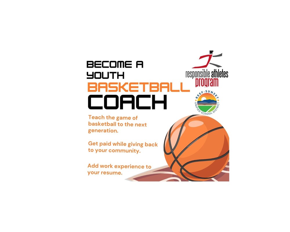 RAP Academy Youth Basketball Coach Opening Avenal Adult School