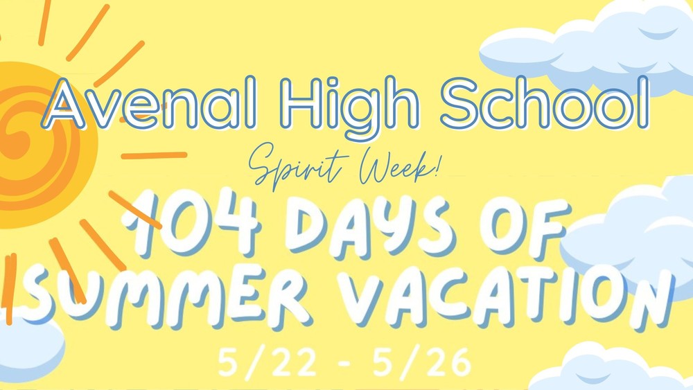 AHS Spring Week 5/22-5/26