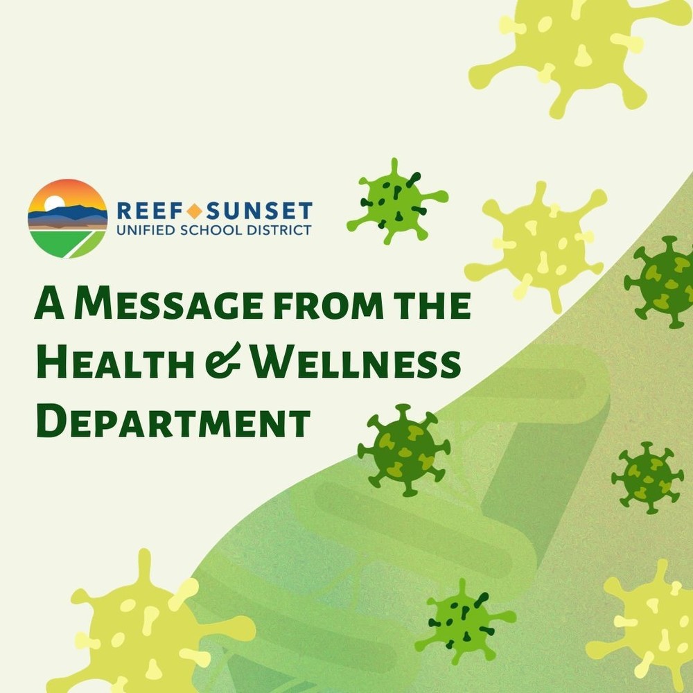 Message From the Health & Wellness Department