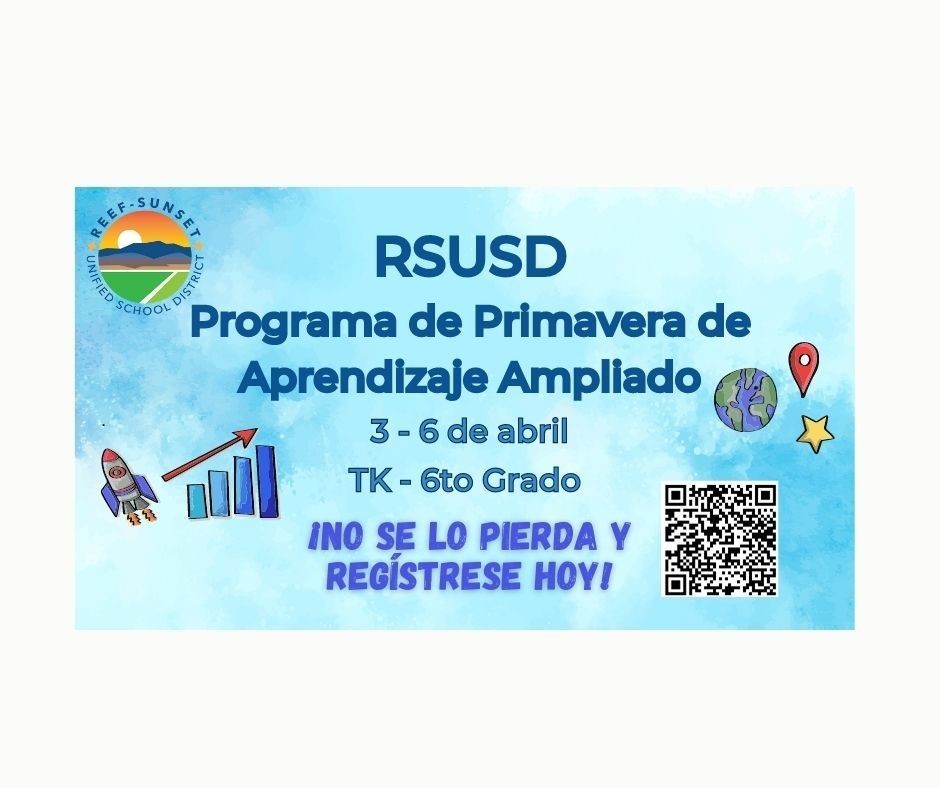 RSUSD Programa Primavera de Aprendizaje Ampliado