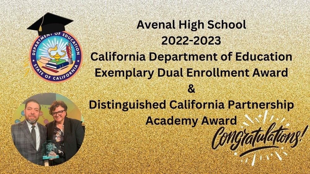 Congratulations Avenal High School!