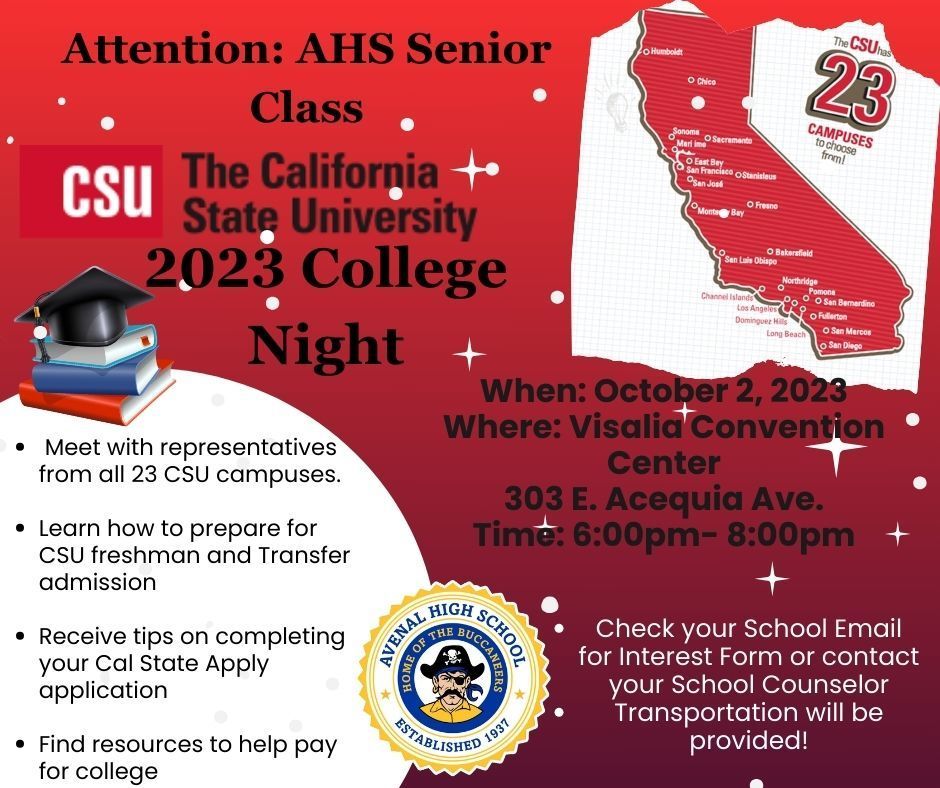 AHS Senior - College Night 2023