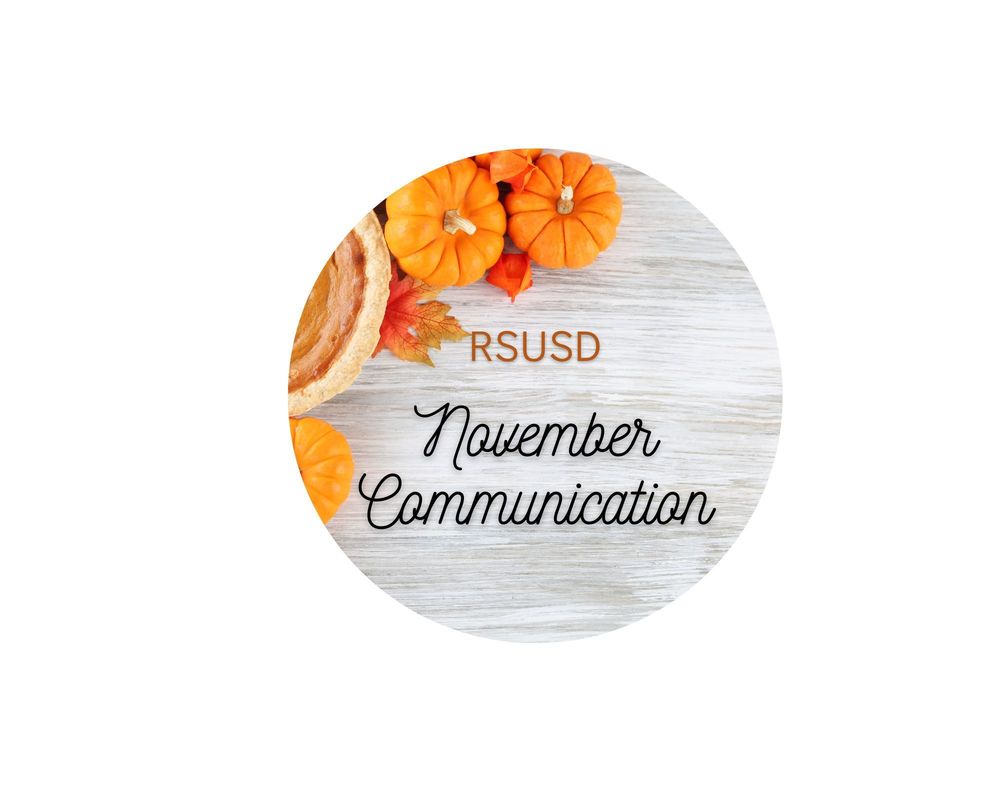 RSUSD November Communication