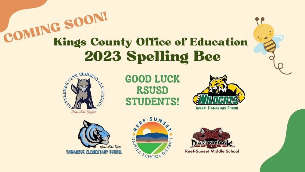 KCOE 2023 Spelling Bee Contest Avenal Elementary School